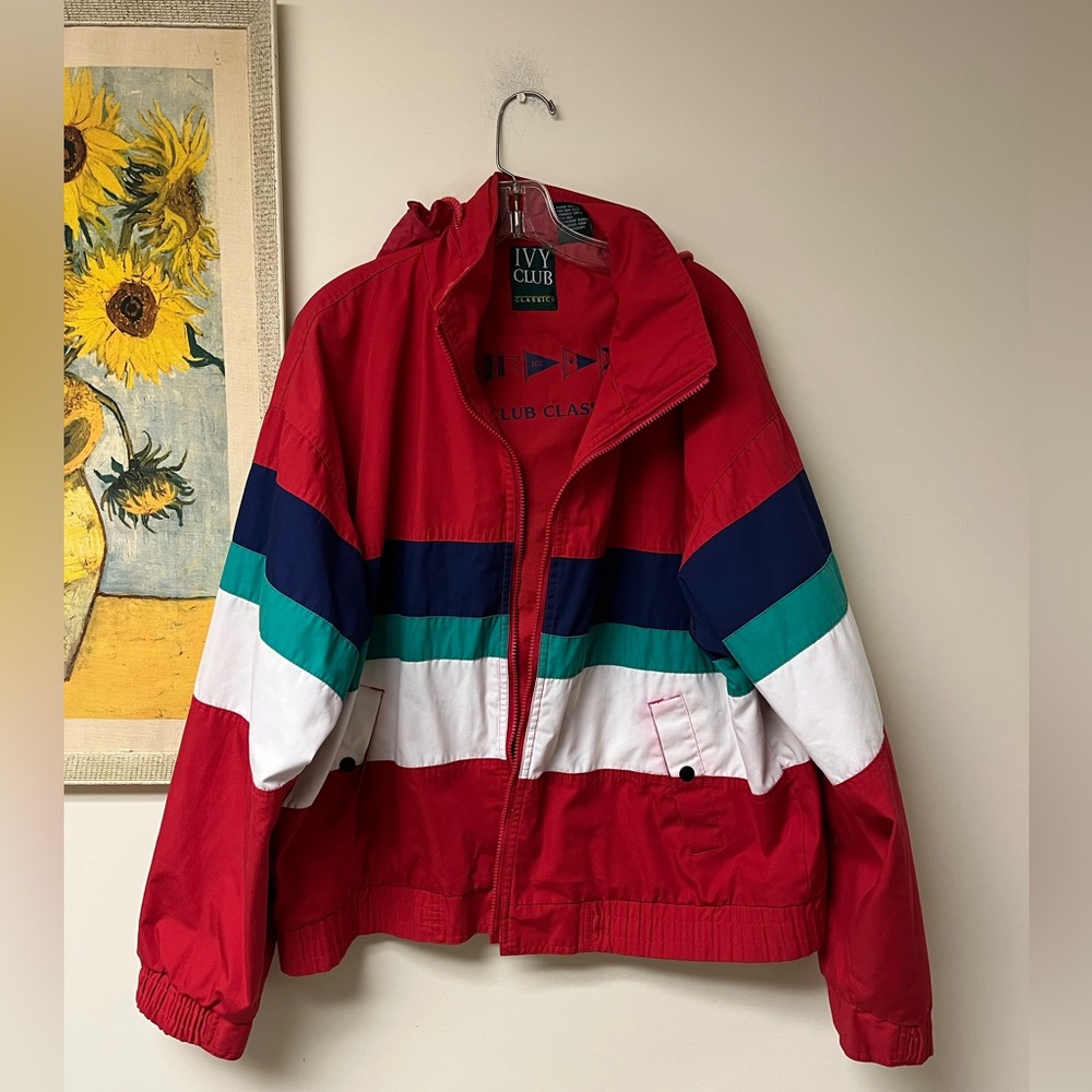 Vintage Ivy Club jacket/windbreaker